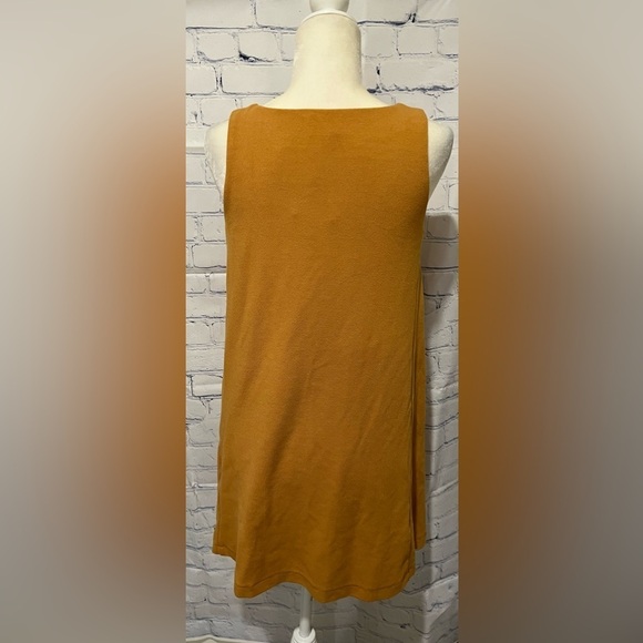 New with tags!!!  Ultra Soft and comfortable mustard color dress size XS - Picture 4 of 11
